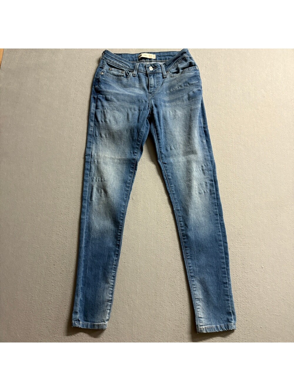 Levis Legging Jeans Womens 28x30 Blue Denim Stretch Skinny Mid Rise